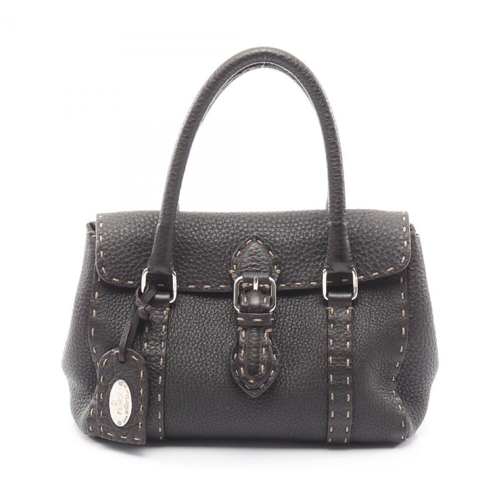 Fendi Selleria Linda Leather Handbag